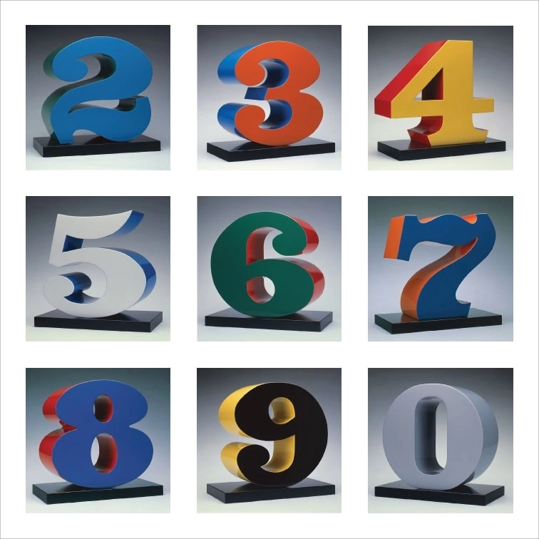 Robert Indiana, ONE through ZERO, 1978-2003