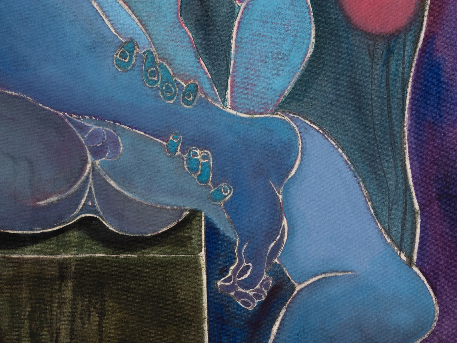 Mark Yang, Seated and Standing Nude, 2023