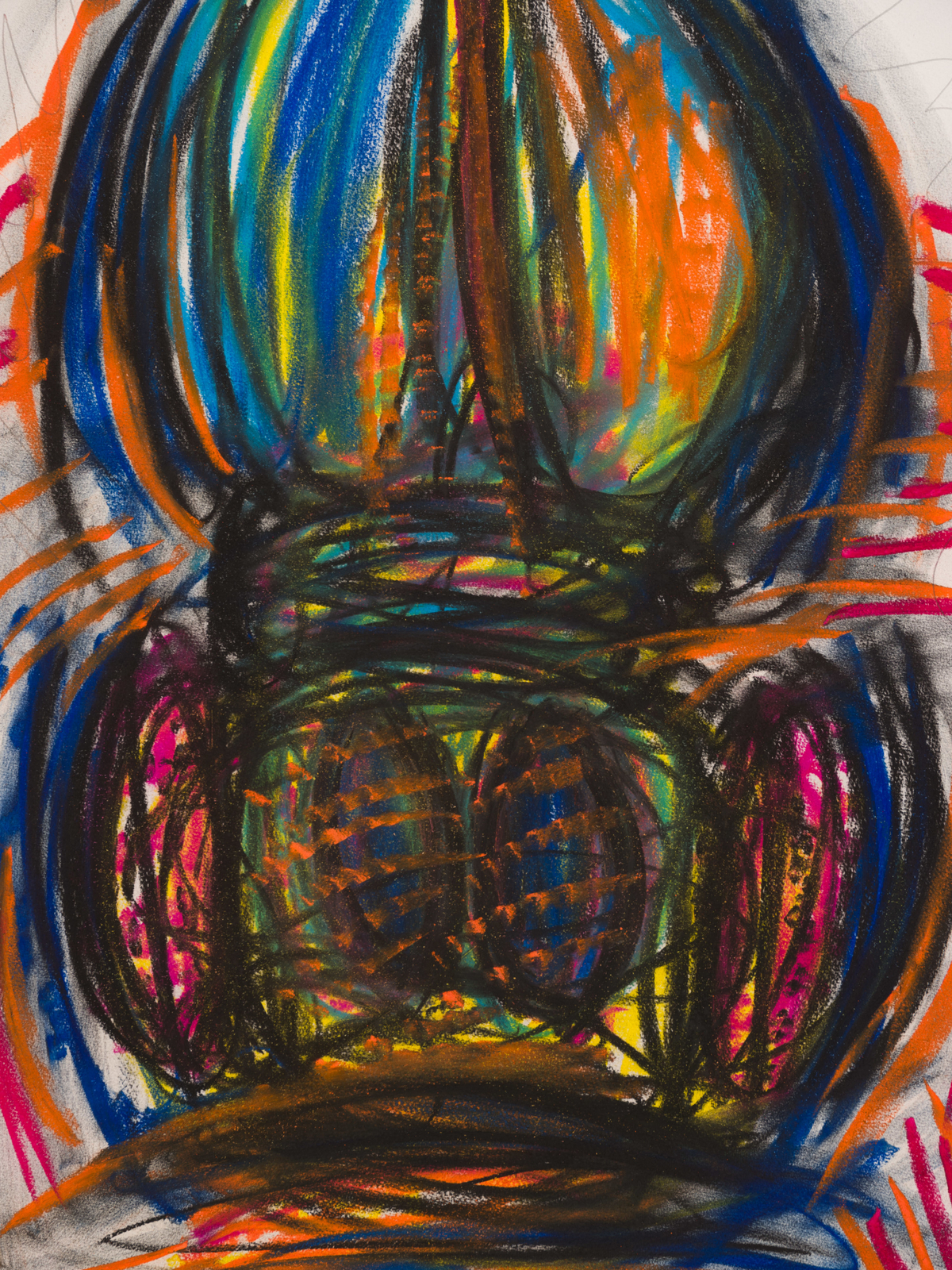 Judith Bernstein, Dick in a Head, 2015