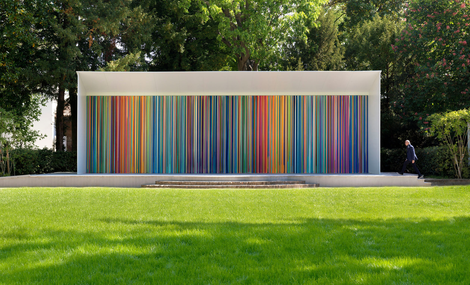 Ian Davenport, Giardini Colourfall, 2017