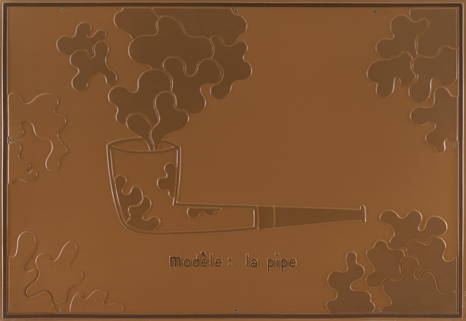 Marcel Broodthaers, Modèle: La Pipe, 1969