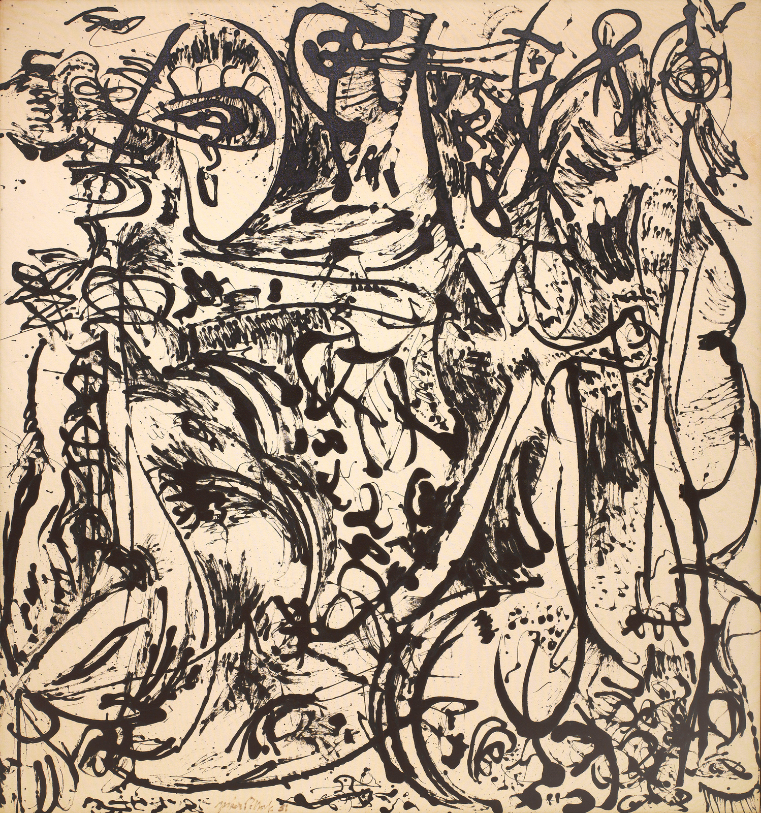 Jackson Pollock, Echo: Number 25, 1951, 1951