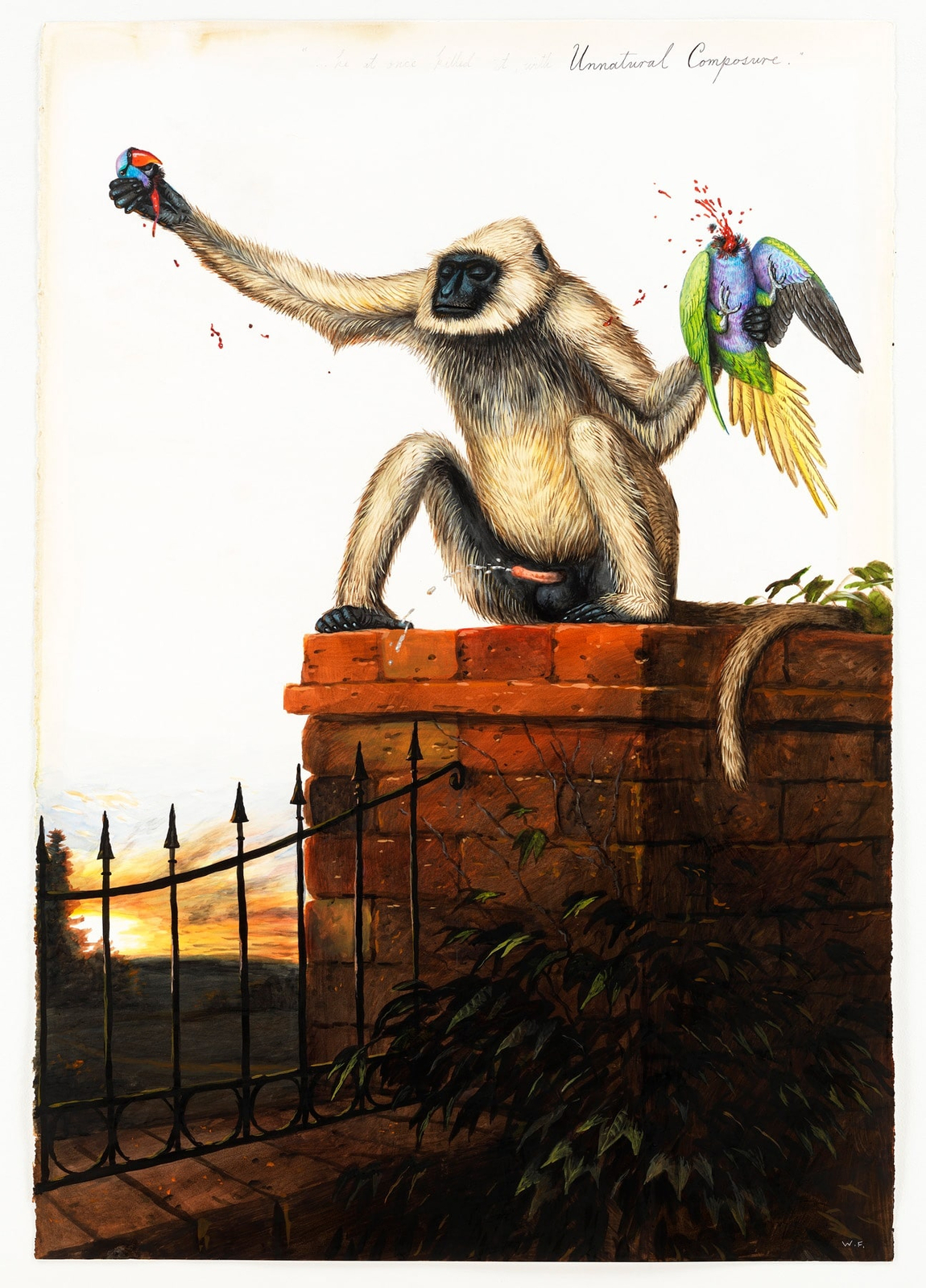 Walton Ford, Perfect in My Memory: Unnatural Composure, 2011