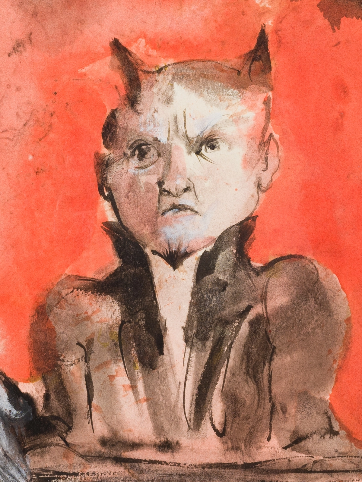 Leonor Fini, Original Illustration for Edgar Allan Poe’s Short Story Hop-Frog in Extraordinary Stories Part II, 1966