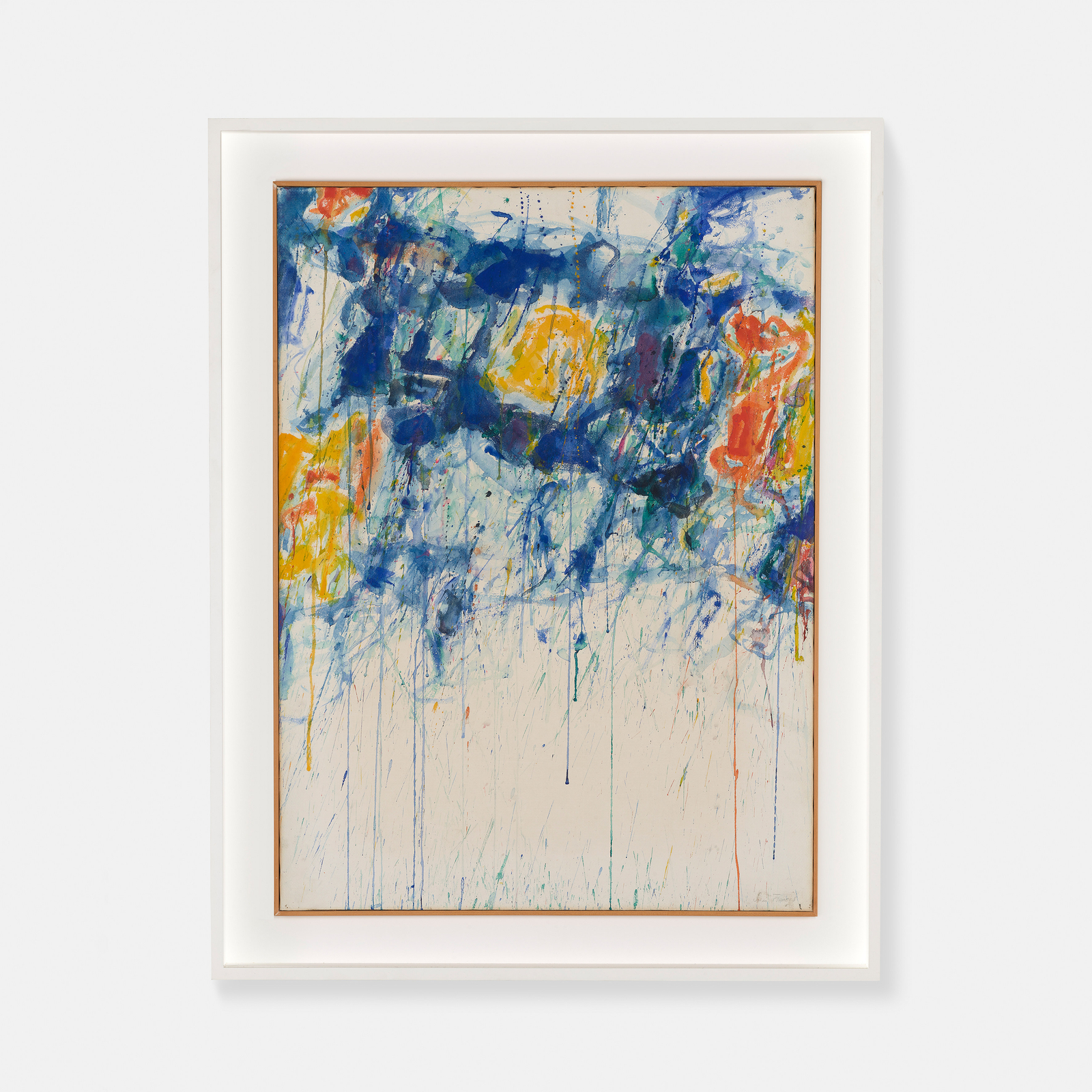 Sam Francis, Untitled (Blue, Yellow, White), Circa 1956