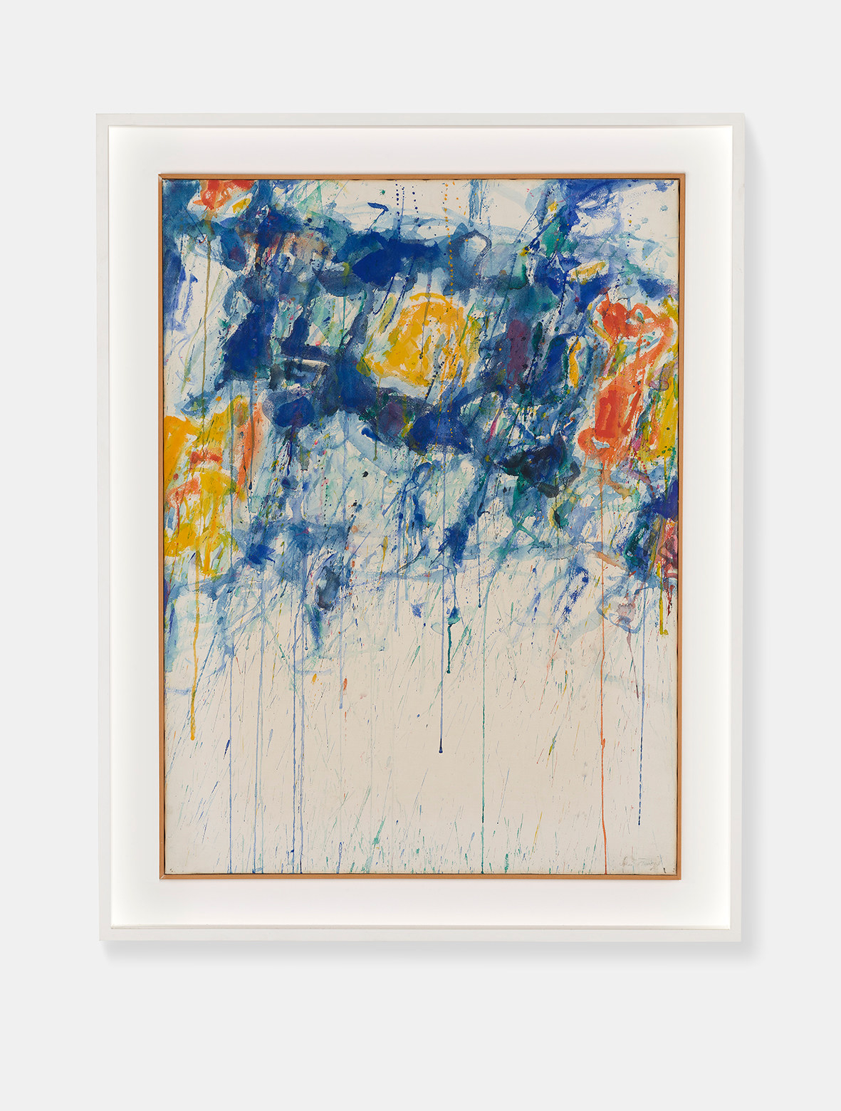 Sam Francis, Untitled (Blue, Yellow, White), Circa 1956