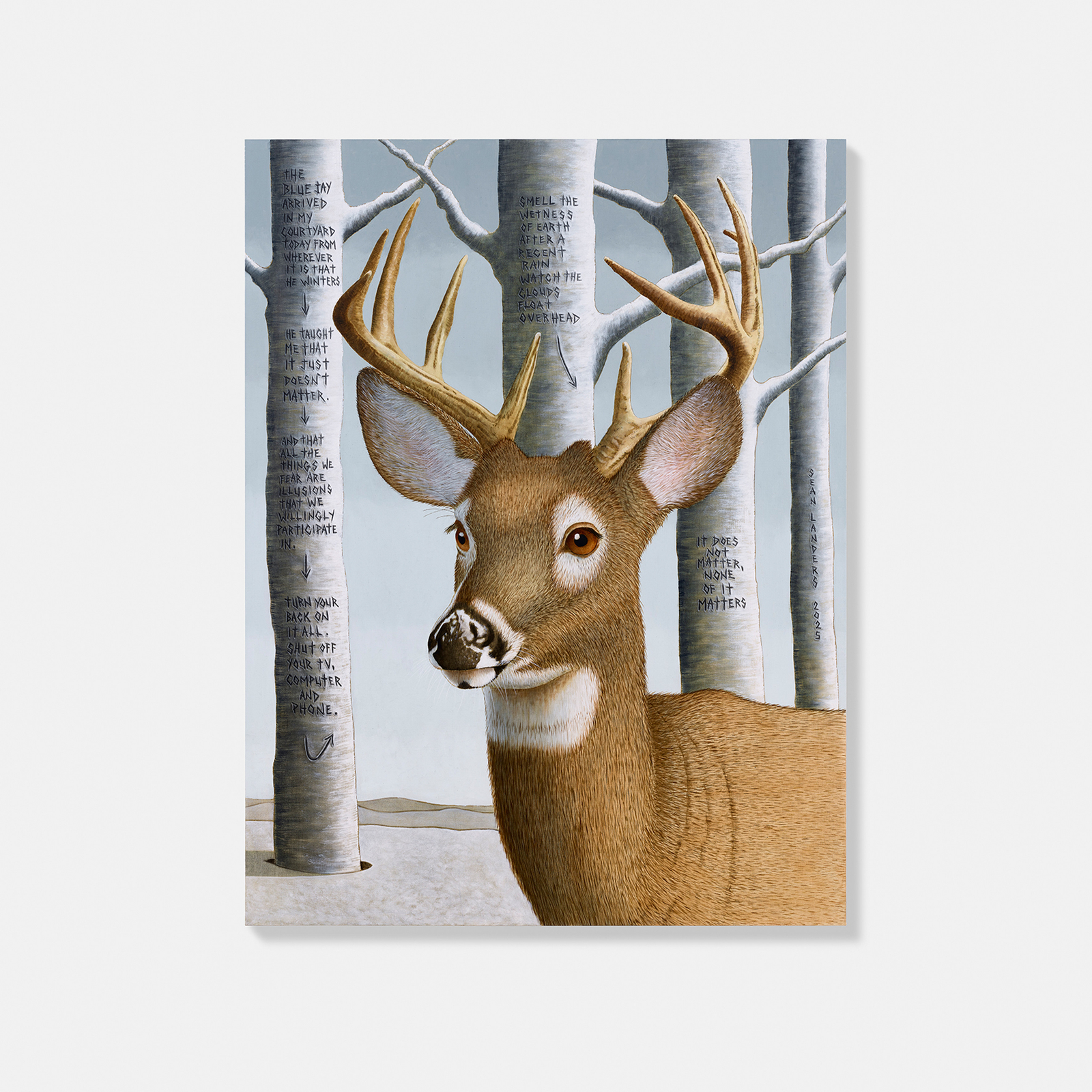 Sean Landers, Blue Jay, 2025