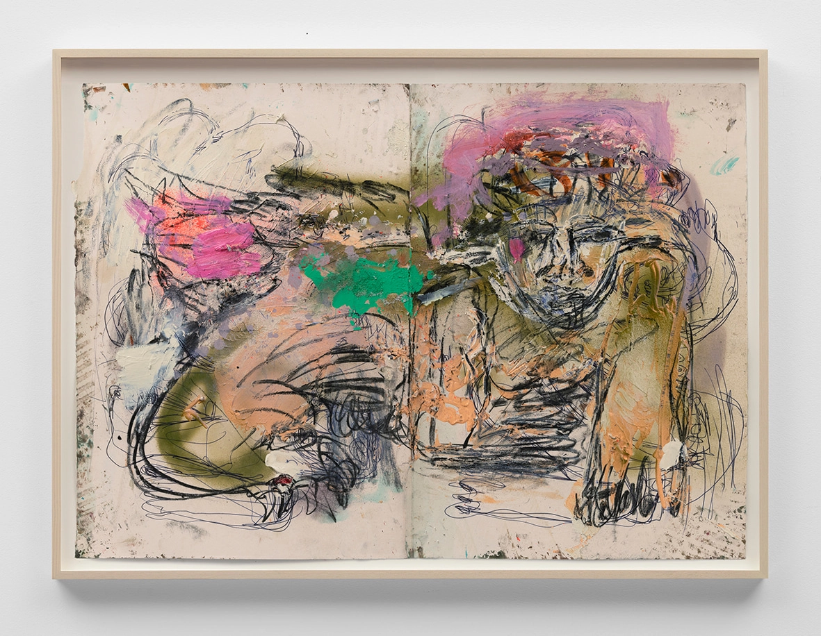 Daniel Crews-Chubb, Study of a monster (pink head dress), 2022