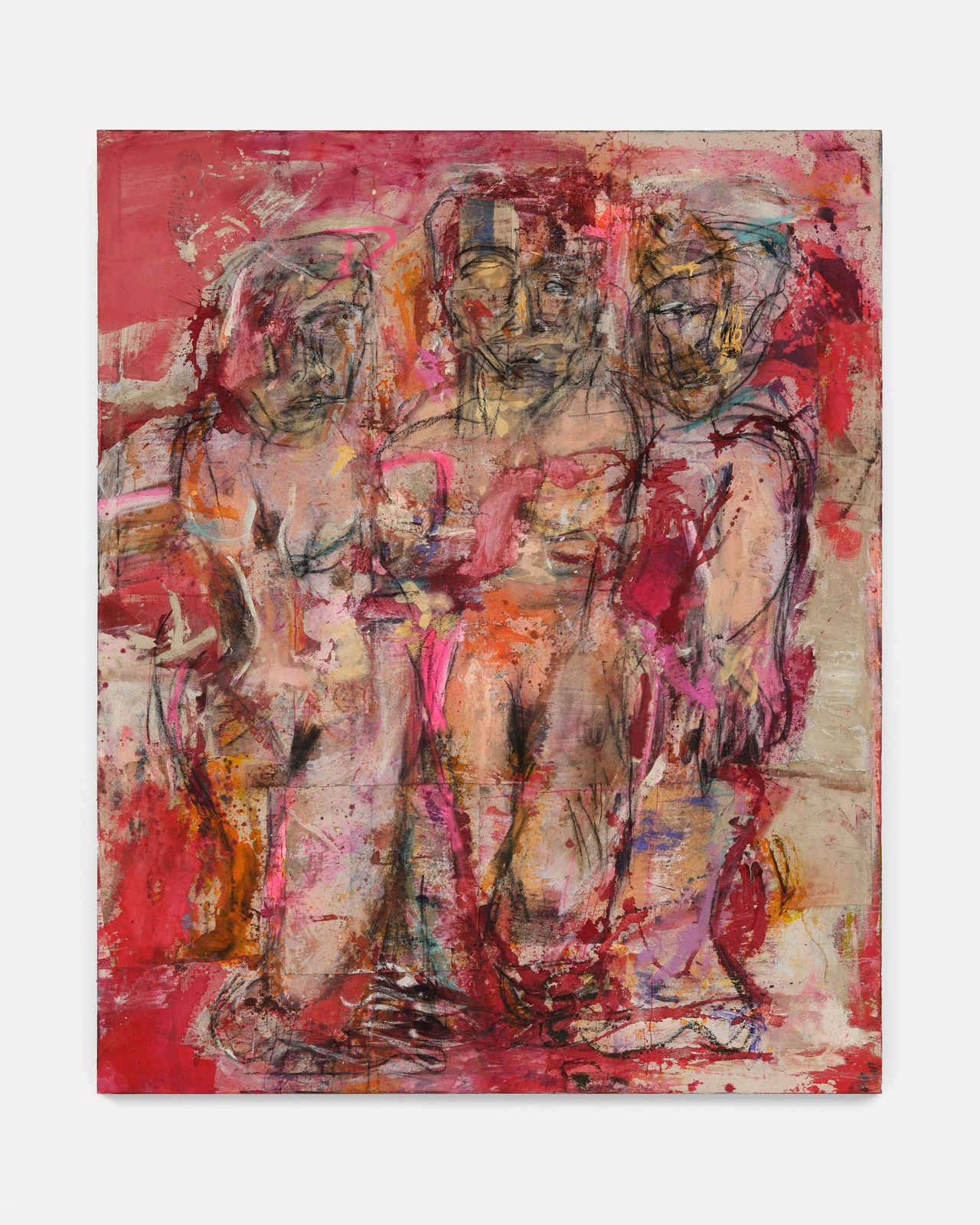 Daniel Crews-Chubb, Out of Chaos XIII (Red), 2025