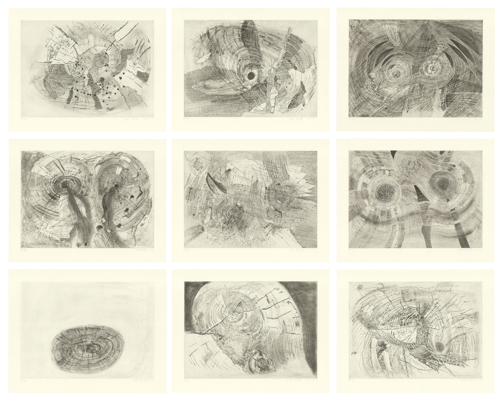 Kiki Smith, Sorcery (Whole Set), 2019