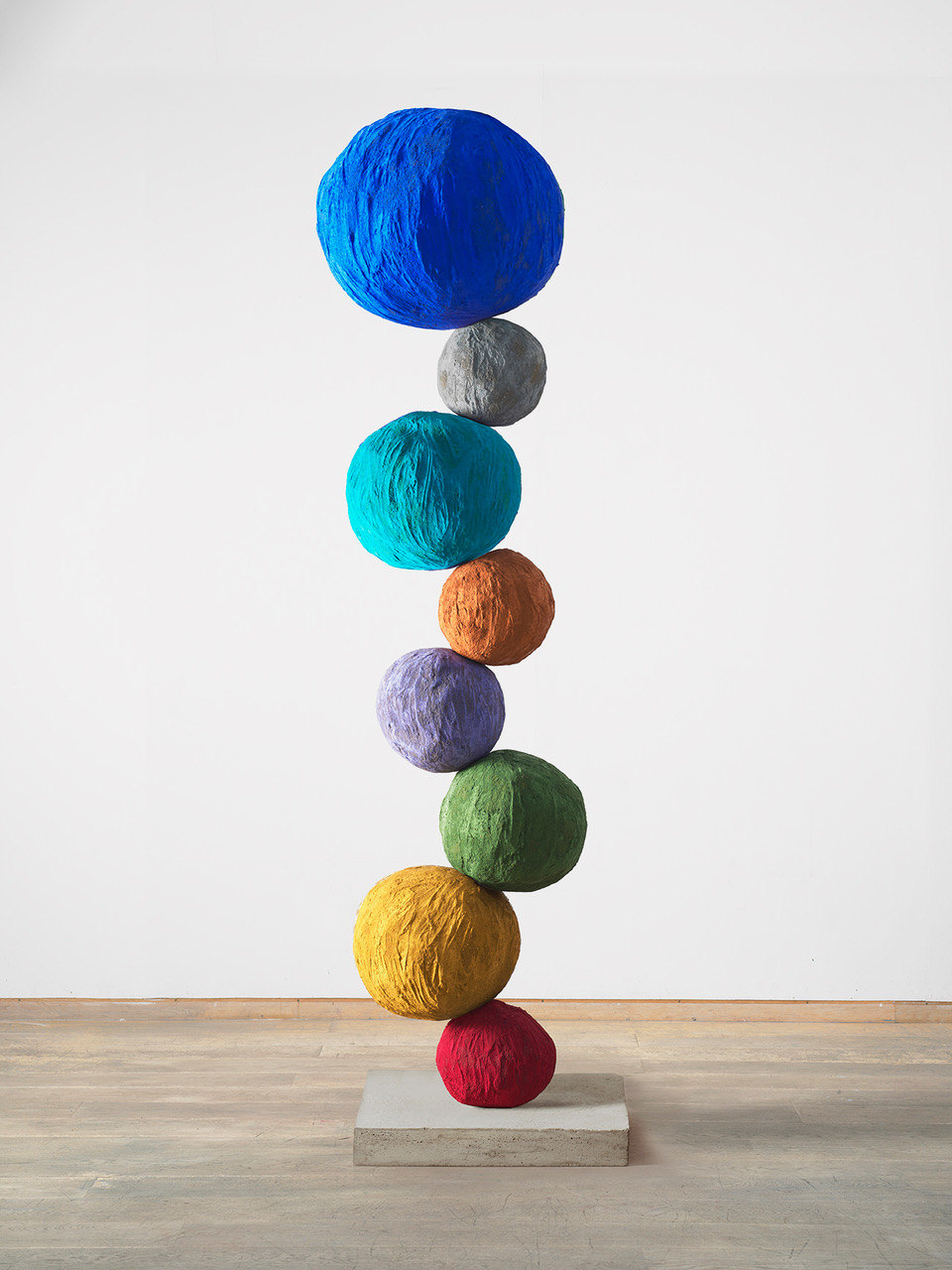 Annie Morris, Stack 8, Ultramarine Blue, 2025