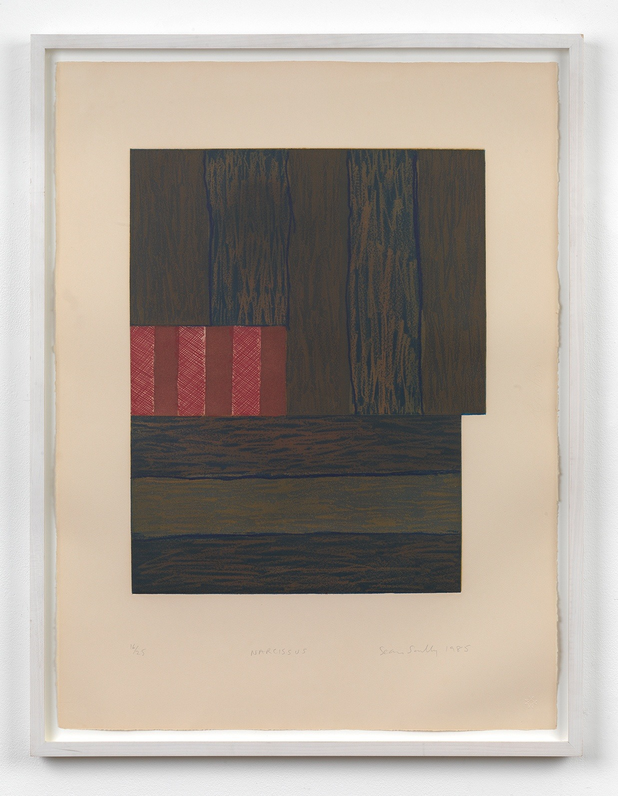 Sean Scully, Narcissus (Oberhuber, Tonneau-Ryckelnyck and Fehlemann 85005), 1985