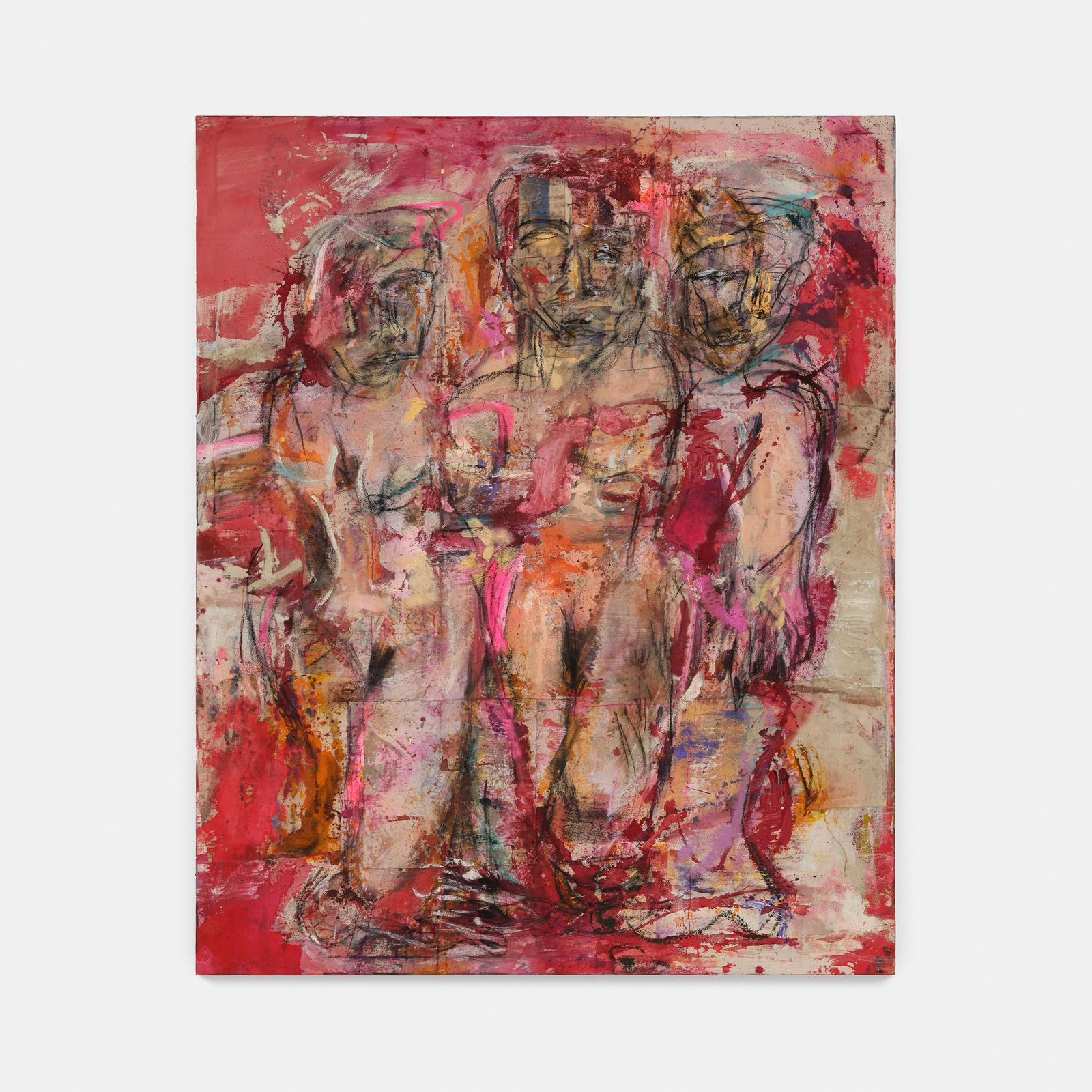 Daniel Crews-Chubb, Out of Chaos XIII (Red), 2025