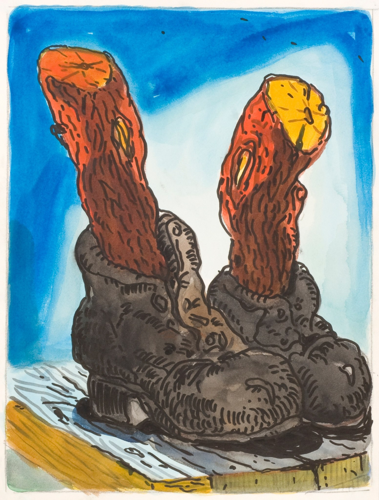 Armen Eloyan, A while ago the elephant ordered the ants to make him a burger (2), 2009