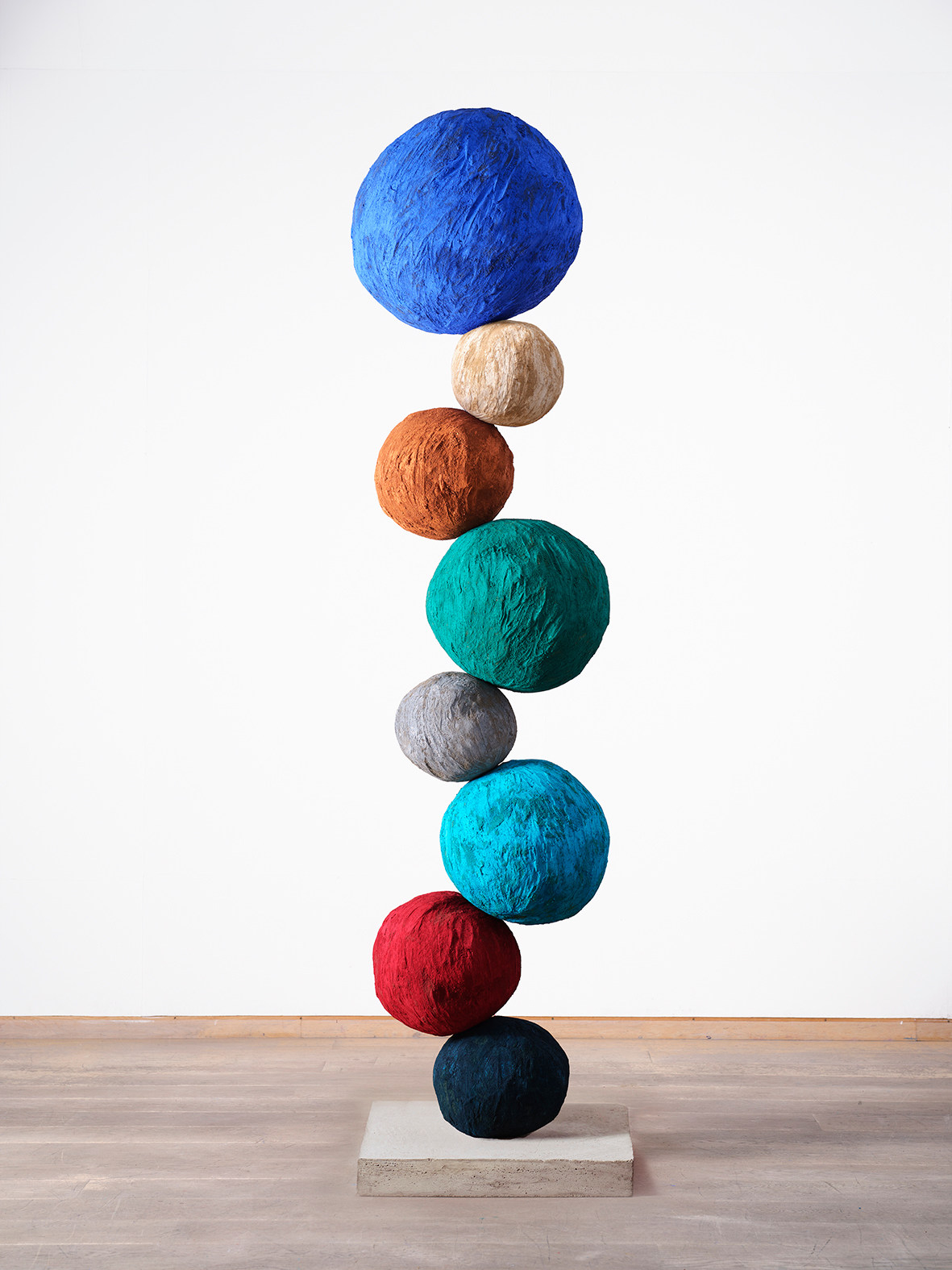 Annie Morris, Stack 8, Ultramarine Blue Light, 2024