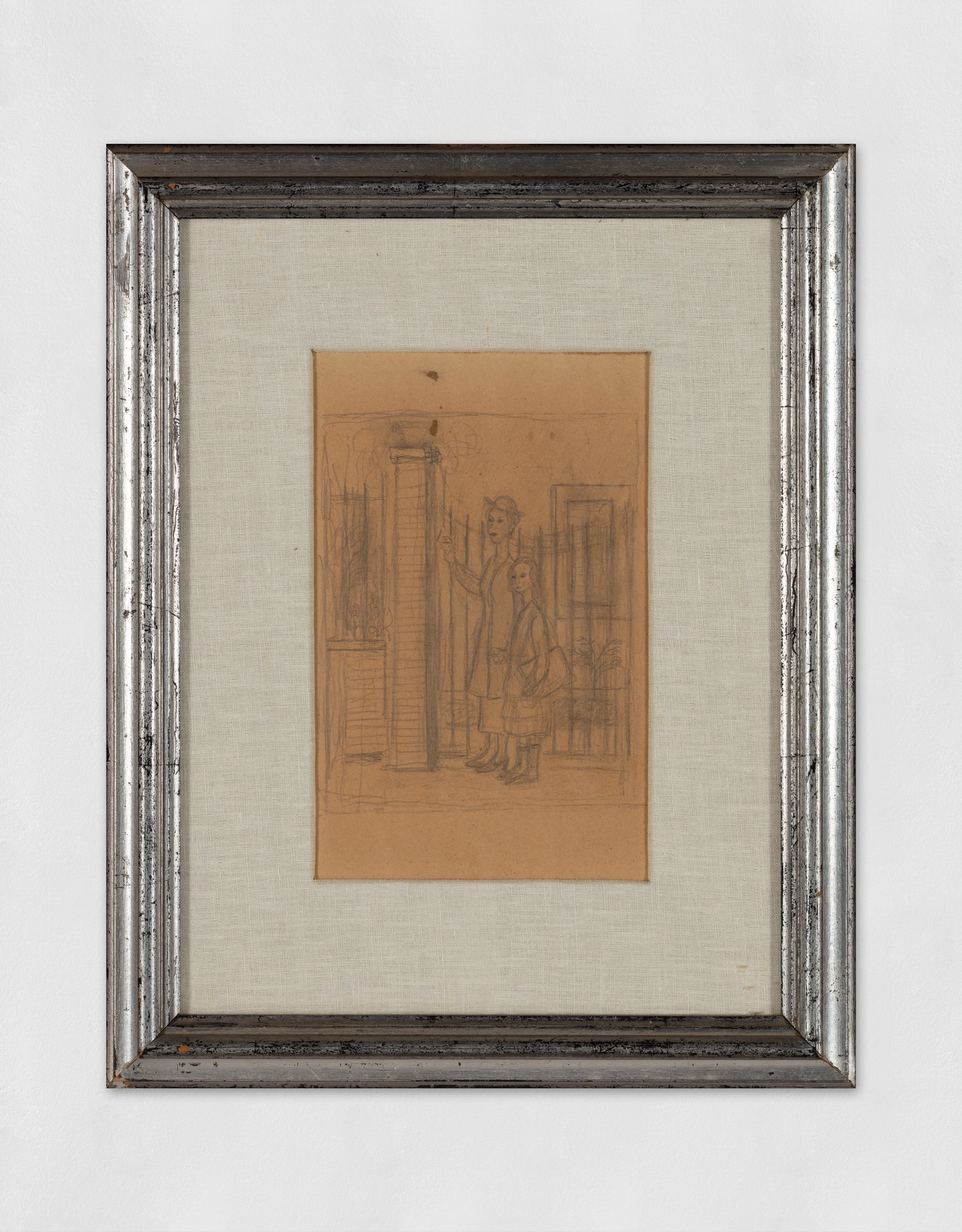 Pencil on paper study for the painting 