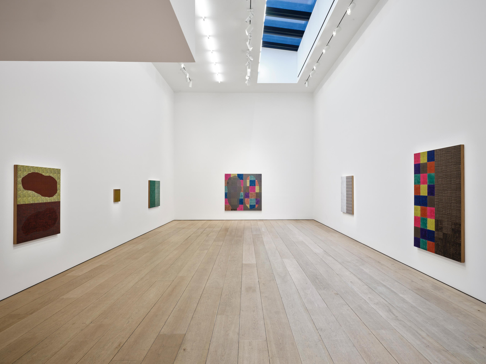McArthur Binion: Stuttering:Standing:Still II, Installation view