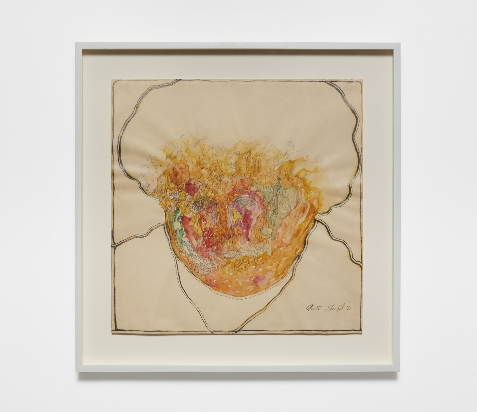 Anita Steckel, Monster Head #2, 1961