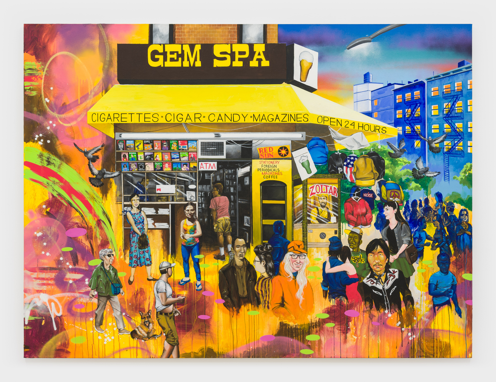 Chris "Daze" Ellis - Orchid Rain on the Underground - Exhibitions - PPOW