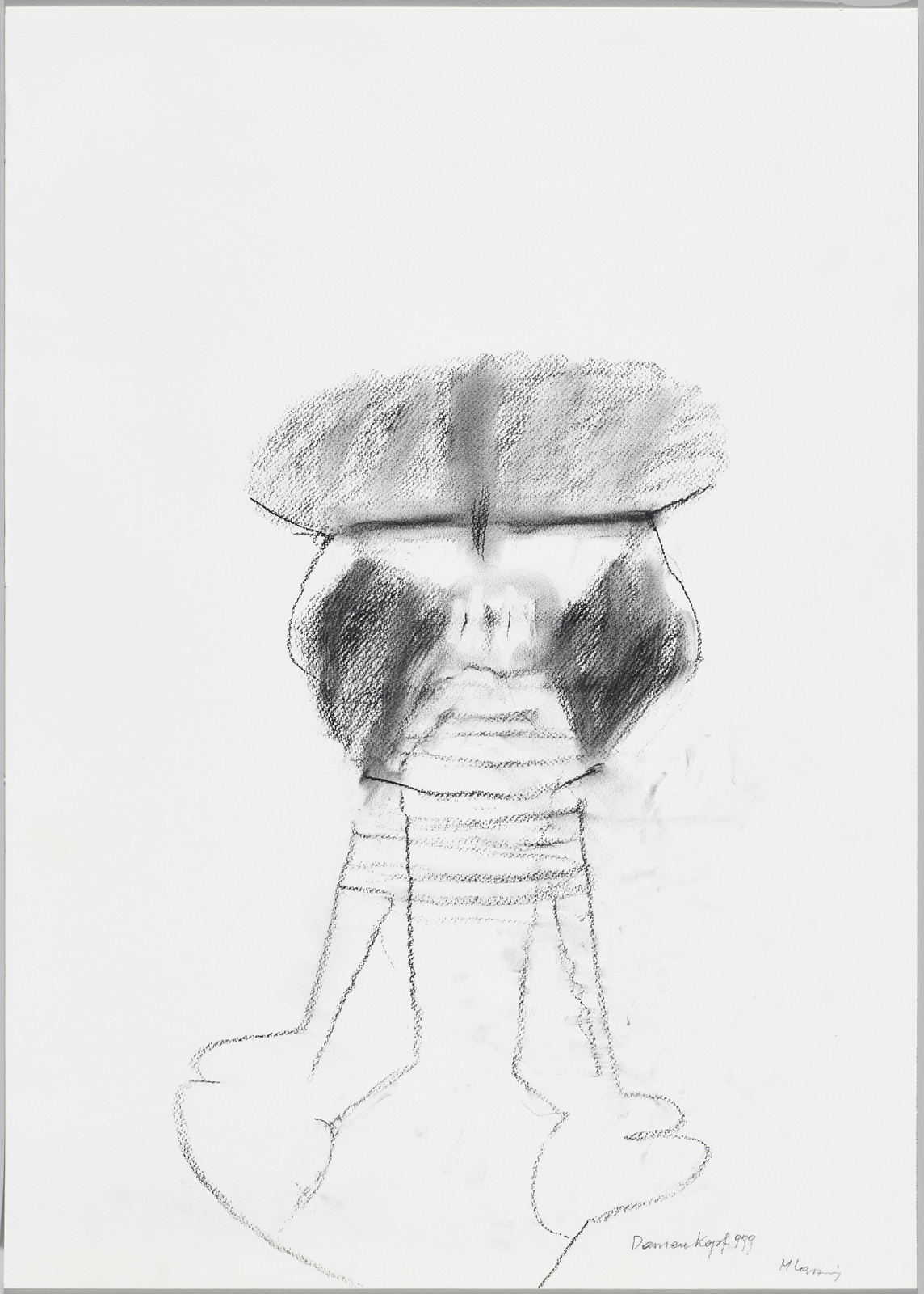 Maria Lassnig, Damenkopf (Lady&rsquo;s Head), 1999