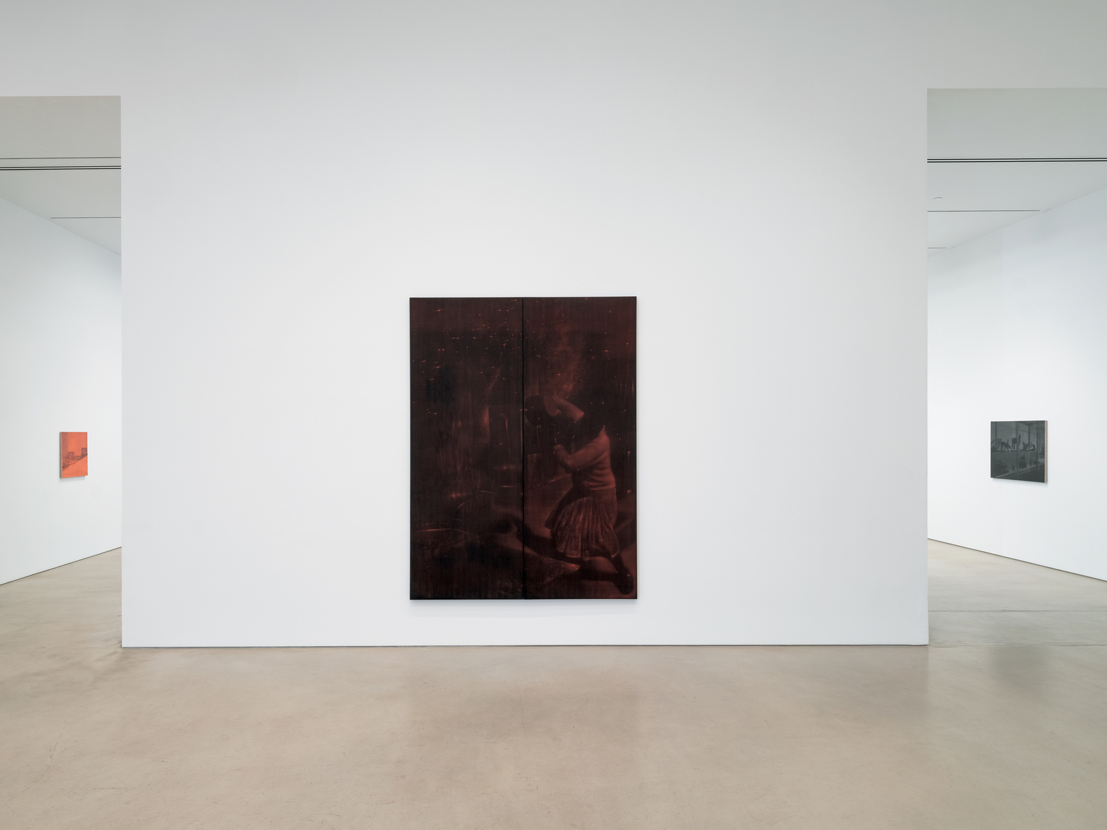 Installation view, Troy Brauntuch, Petzel, 2026.