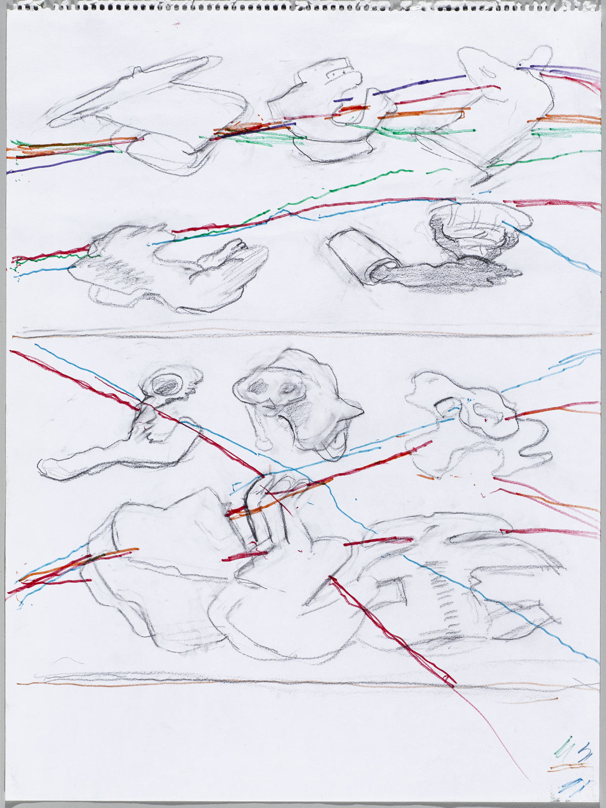 Maria Lassnig, Ohne Titel, 1990-1999