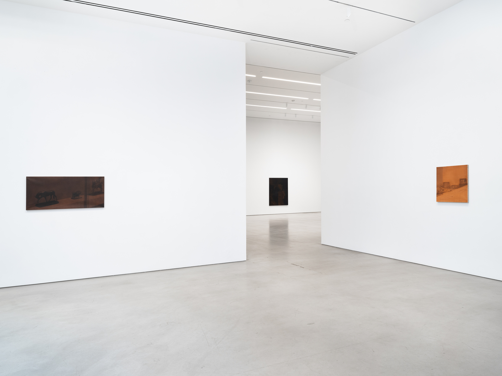 Installation view, Troy Brauntuch, Petzel, 2026.