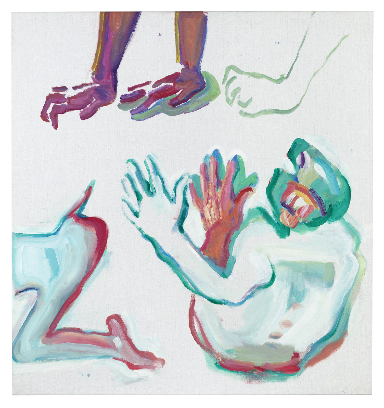 Maria Lassnig, Verspottung (Mockery), ca. 1993 &ndash; 2009