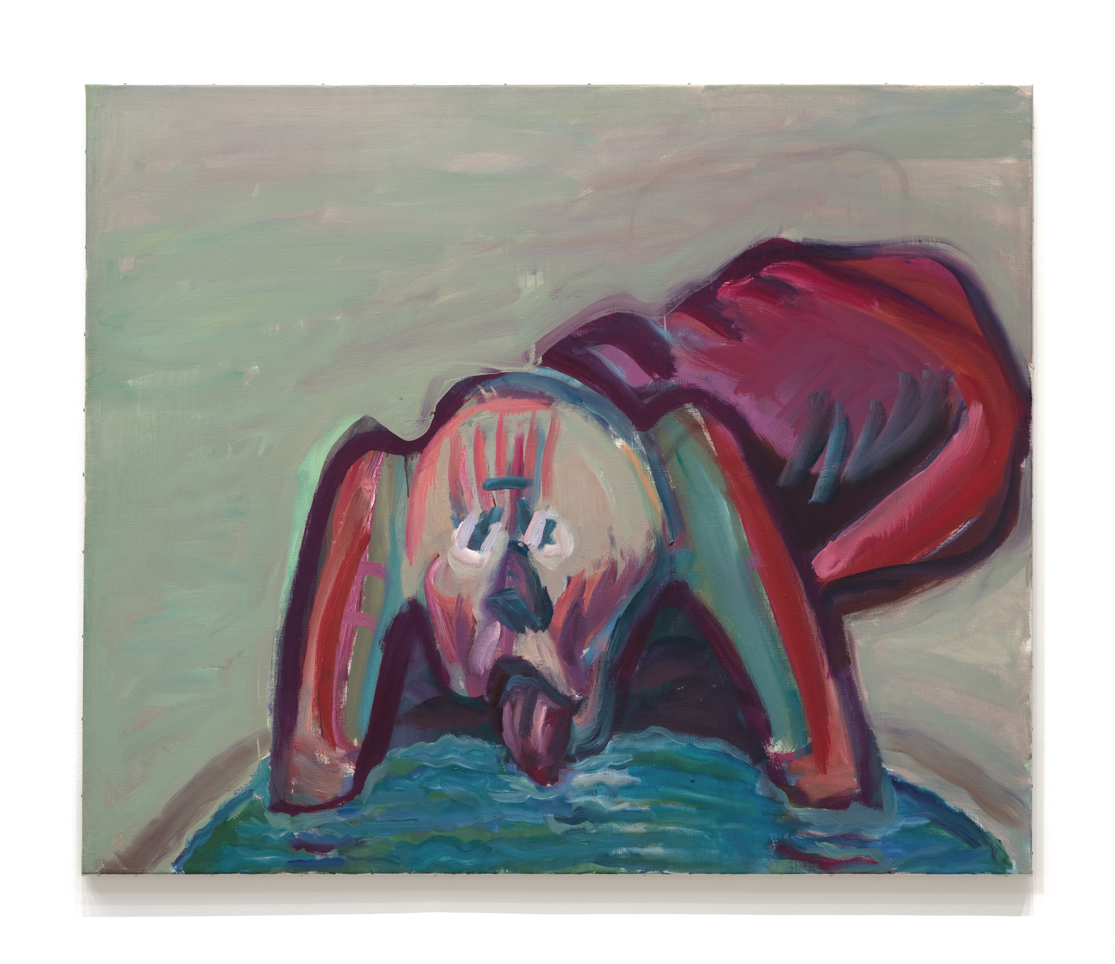 Maria Lassnig, Durst (Thirst), 1985