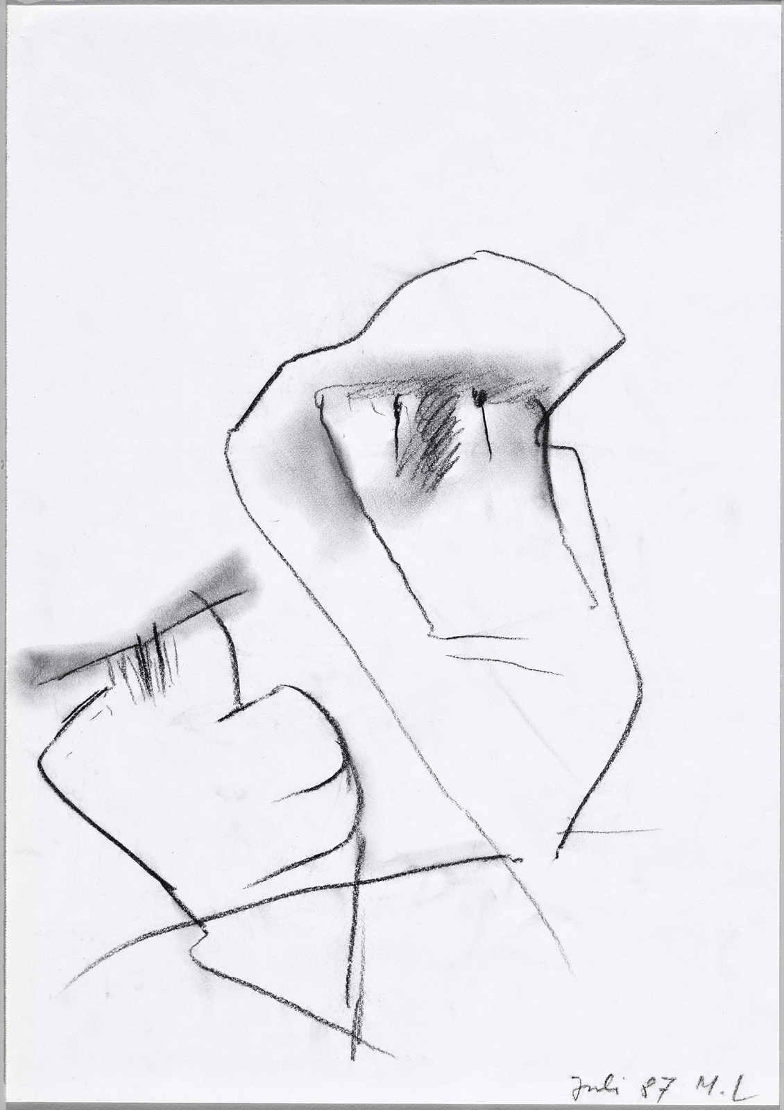 Maria Lassnig, Ohne Titel, 1987