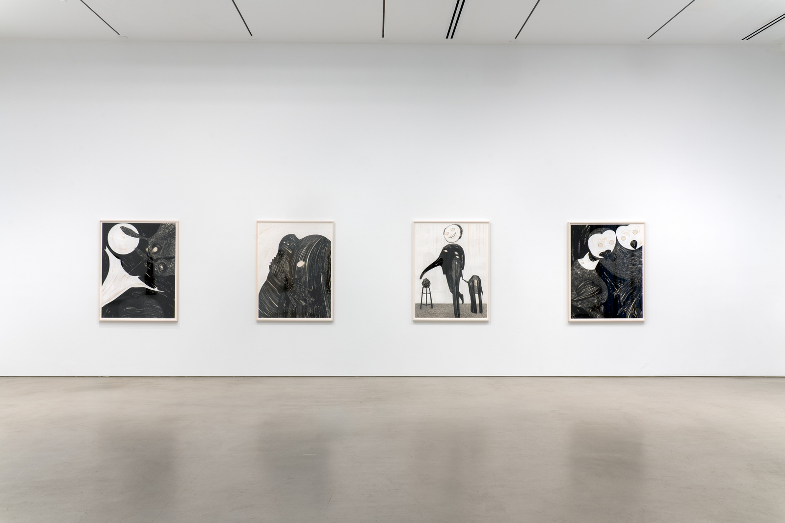 Installation view, Nicola Tyson, NEED, Petzel, 2026.