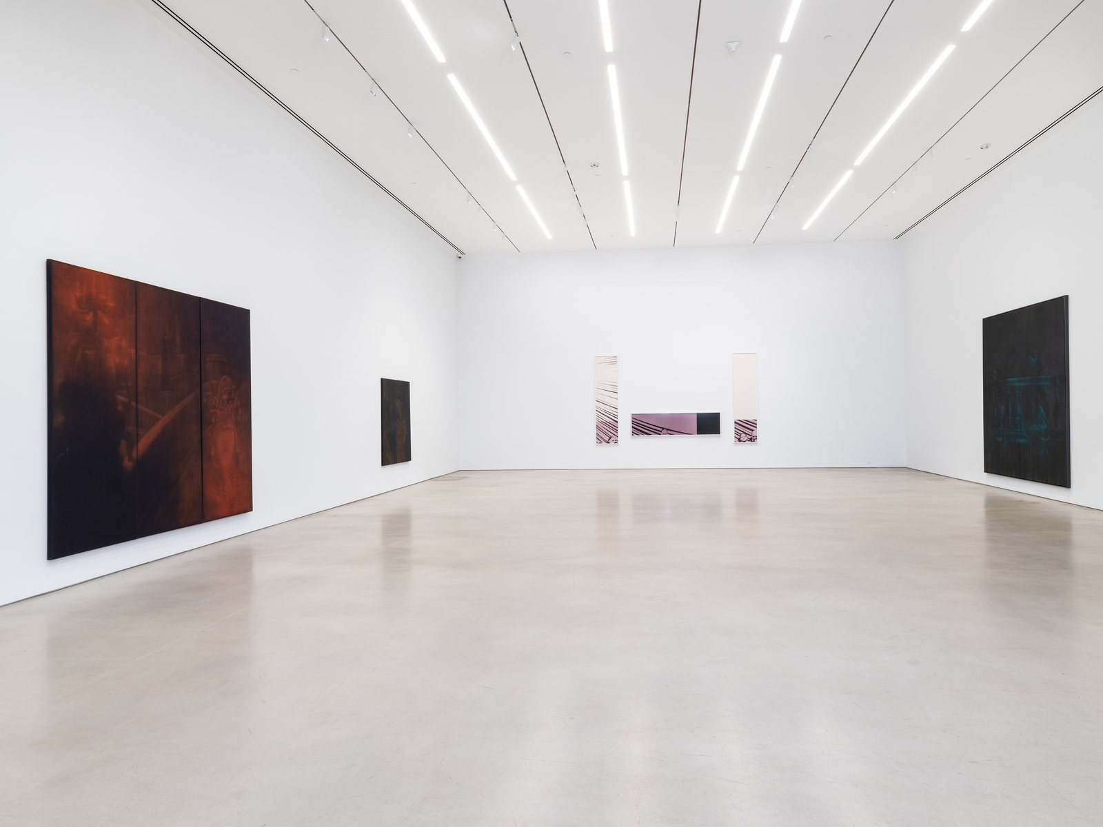 Installation view, Troy Brauntuch, Petzel, 2026.