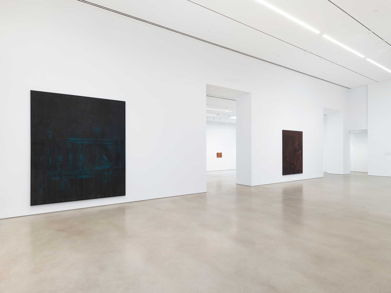 Installation view, Troy Brauntuch, Petzel, 2026.