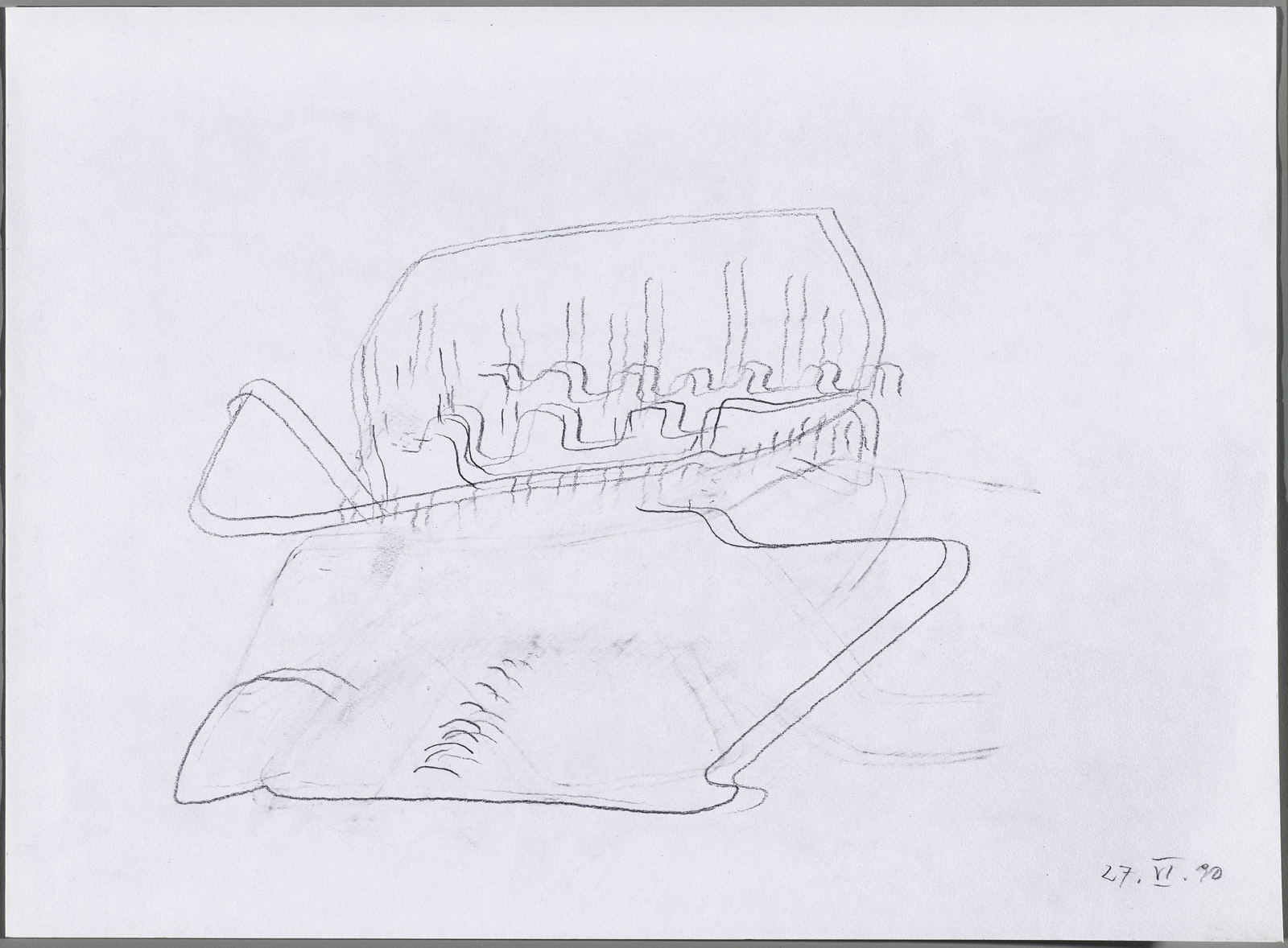 Maria Lassnig, Ohne Titel, 1990