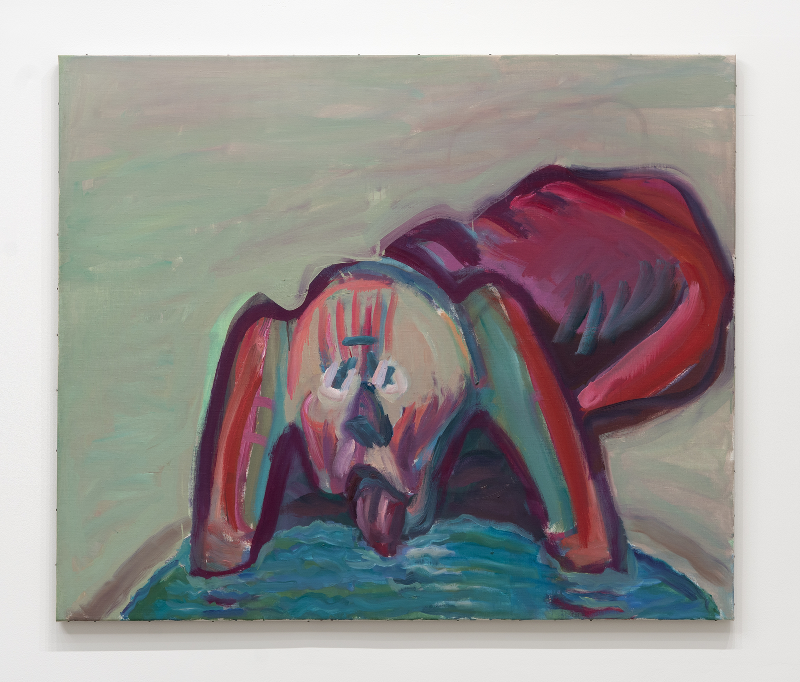 Maria Lassnig, Durst (Thirst), 1985