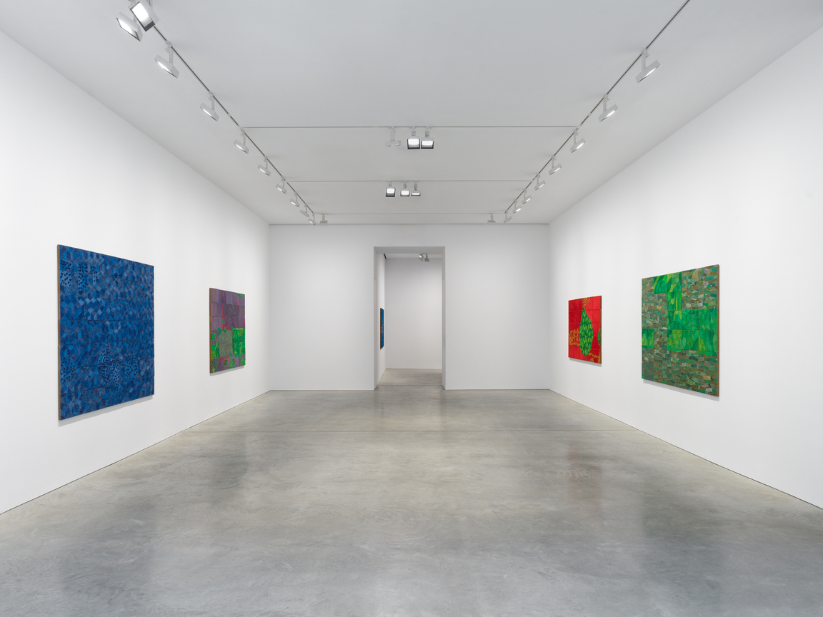Installation view, Elias Sime,&nbsp;FINAL DROP (የመጨረሻዋ ጠብታ),&nbsp;James Cohan, 48 Walker St, New York, NY, February 21 - April 4, 2026