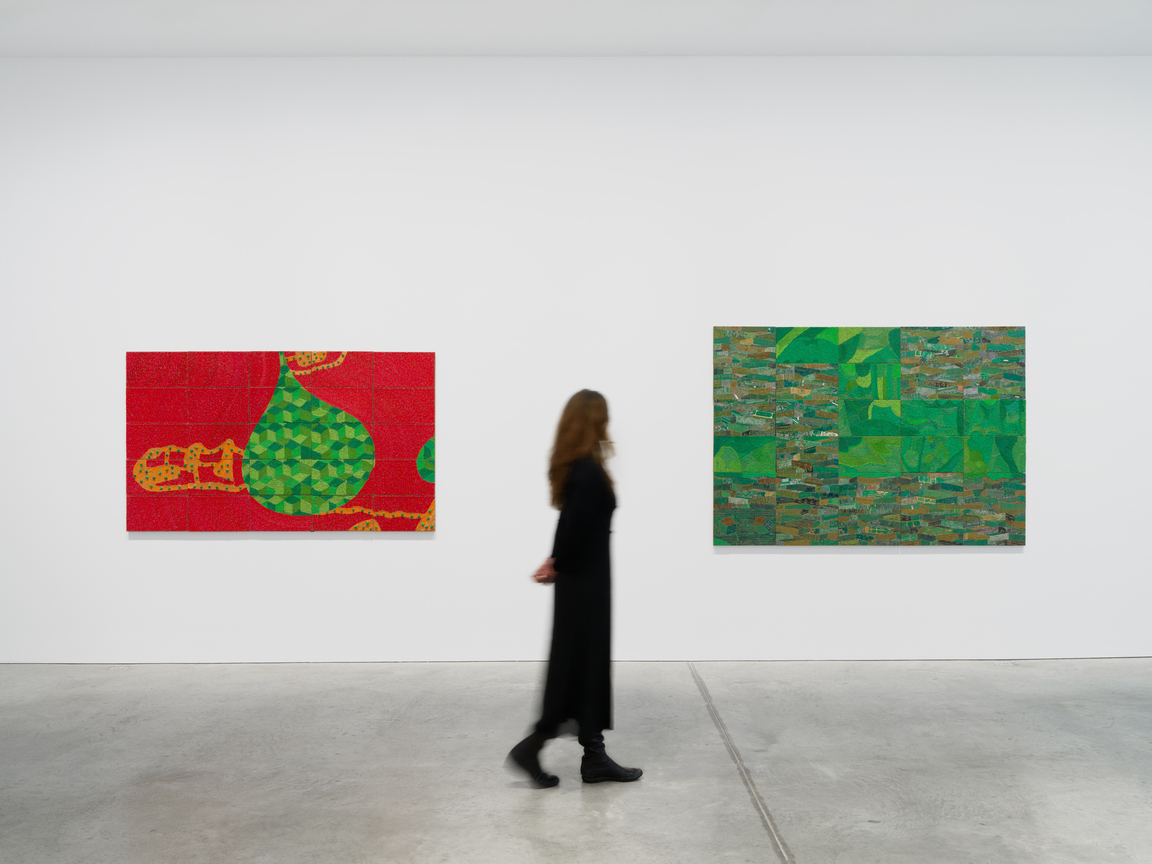 Installation view, Elias Sime,&nbsp;FINAL DROP (የመጨረሻዋ ጠብታ),&nbsp;James Cohan, 48 Walker St, New York, NY, February 21 - April 4, 2026