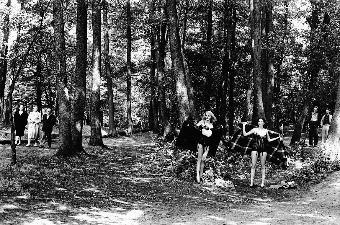 Helmut Newton, In the Grunewald, Berlin, 1979