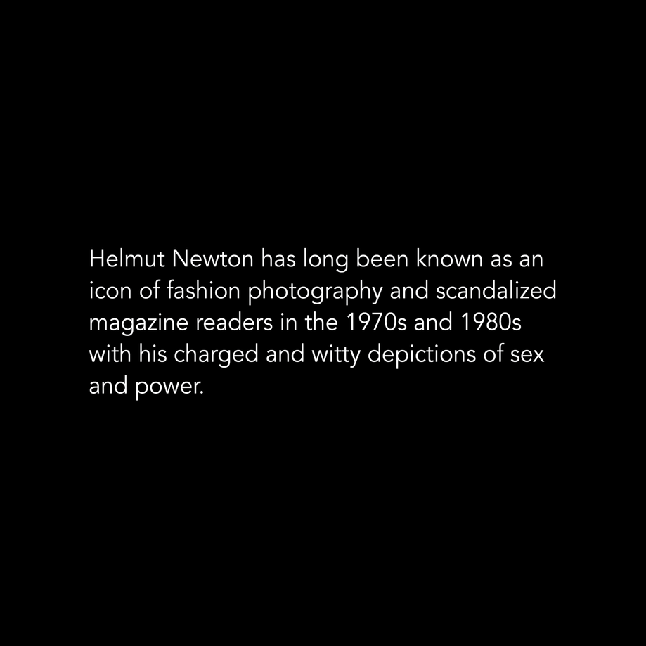 Helmut Newton x Steven Klein