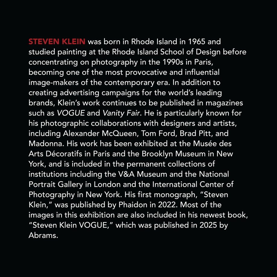 Helmut Newton x Steven Klein