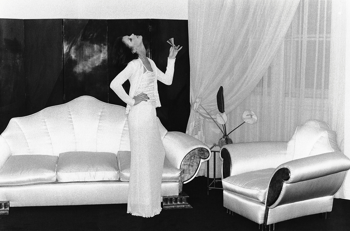 Helmut Newton, At Karl Lagerfeld's, Paris, 1974