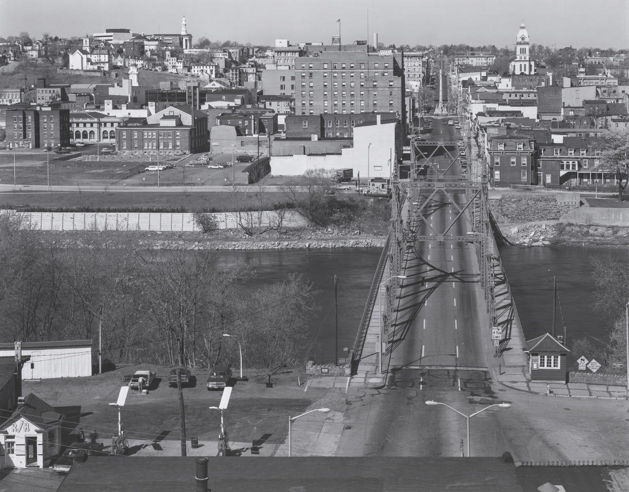 View of Easton, PA 7 North Hampton County Courthouse, US 22, Phillipsburg, NJ, 1978