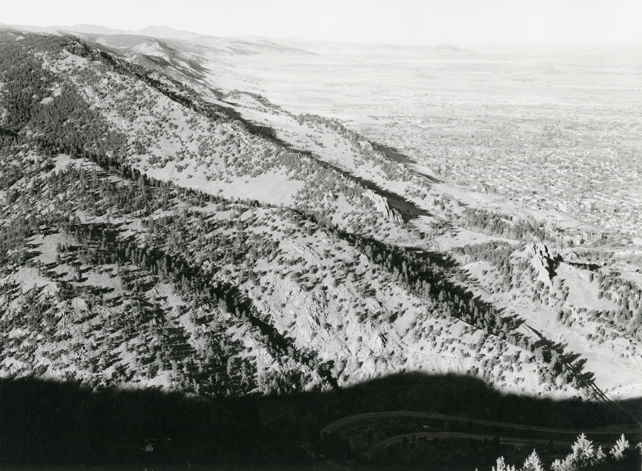 Robert Adams, North from Flagstaff Mountain, Boulder County, Colorado