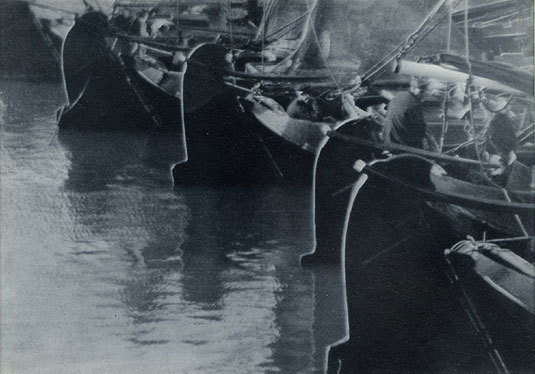 Astern, vintage carbro print, 5 3/4 x 4 3/4 inches