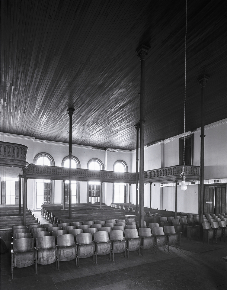Courtroom, Hancock County Courthouse, GA 22, Sparta, GA, 1976
