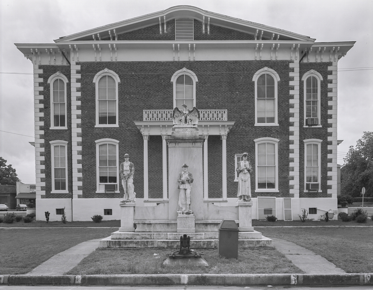 Pickens County Courthouse from East, AL 17 &amp;amp; 86, Carrollton, AL, 1976