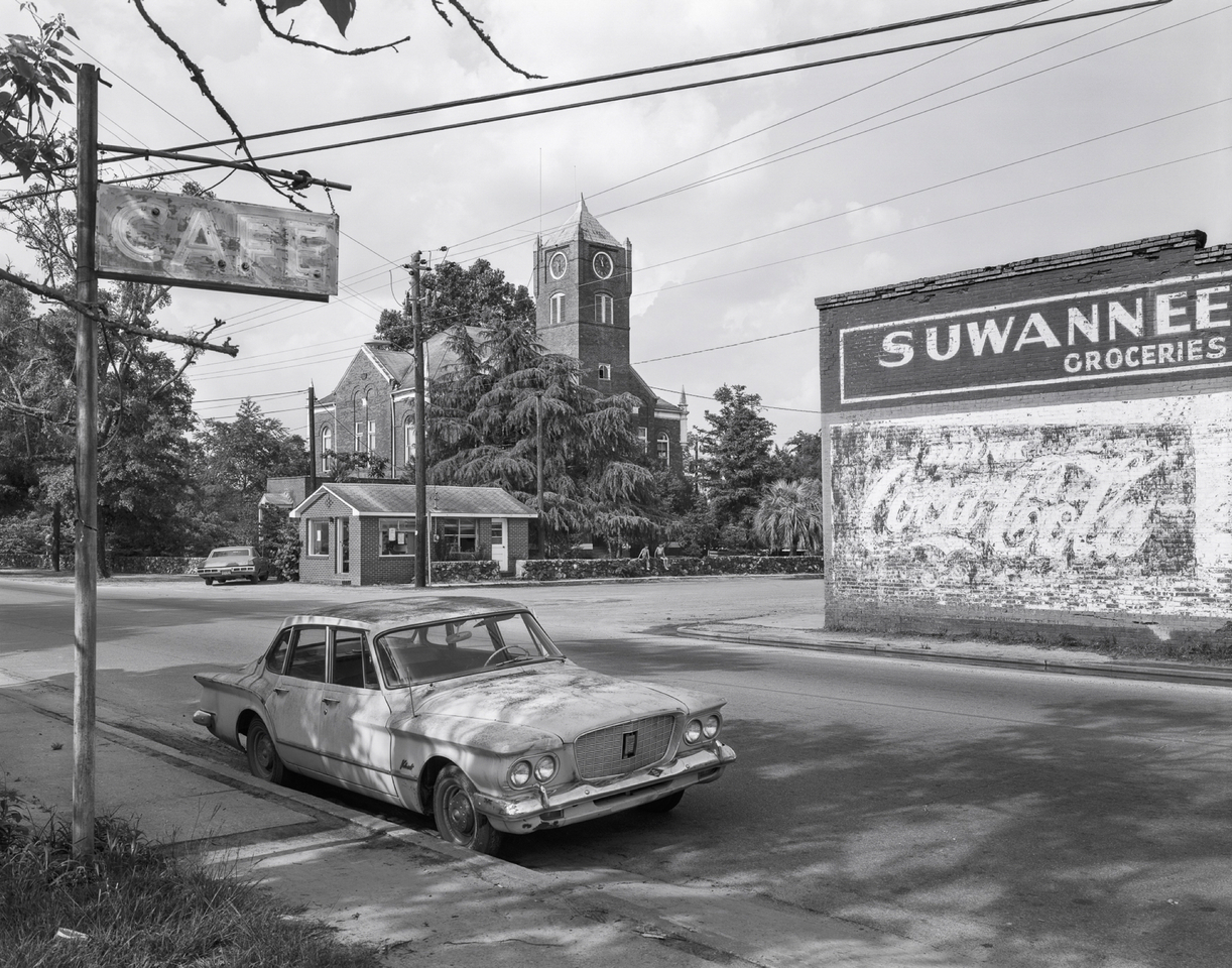 View of Baker County Courthouse, GA 91, Newton, GA, 1976