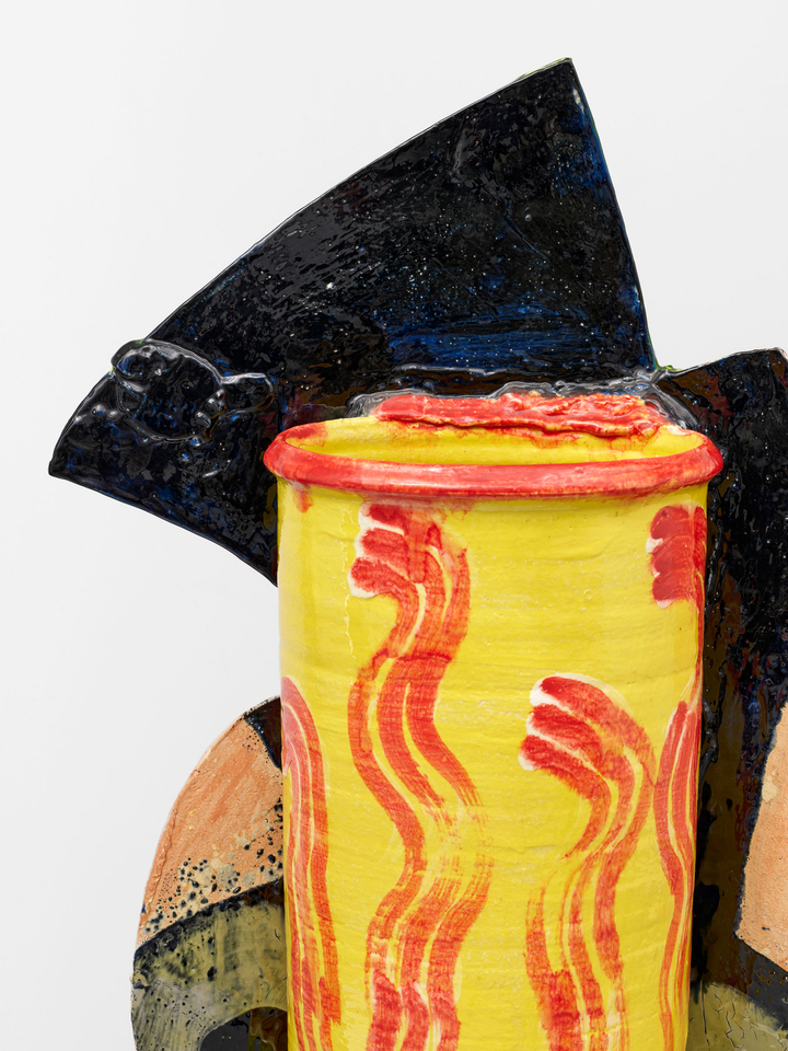 Betty Woodman, Egyptian Mirror Image Vases, 1999