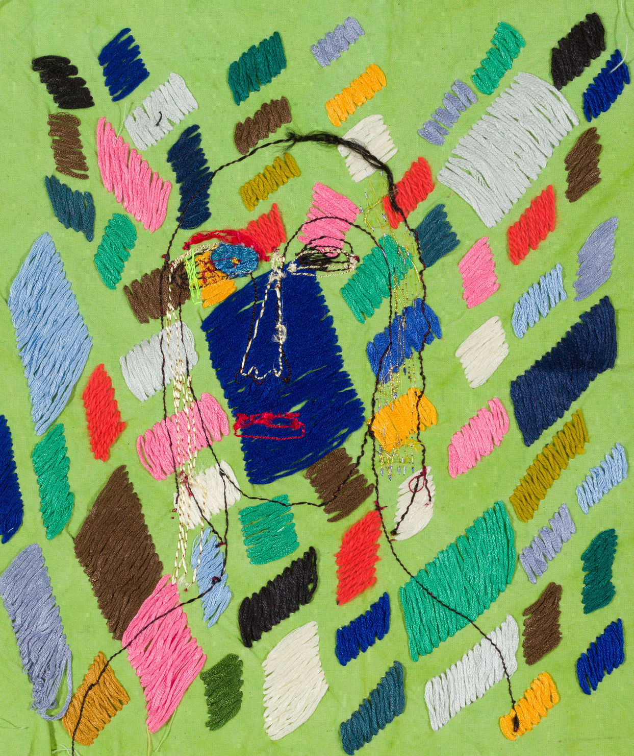 Alice Kettle Drawings & Collaborations, Green Girl, 2019