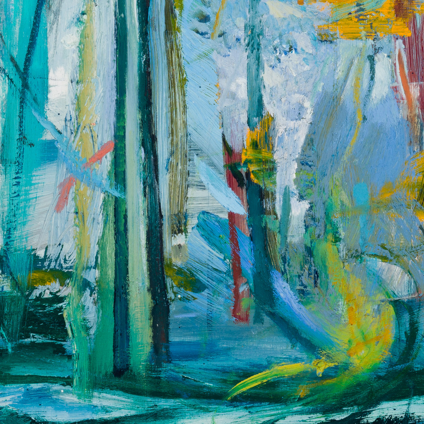 Calum McClure, Shoreline Trees, 2021